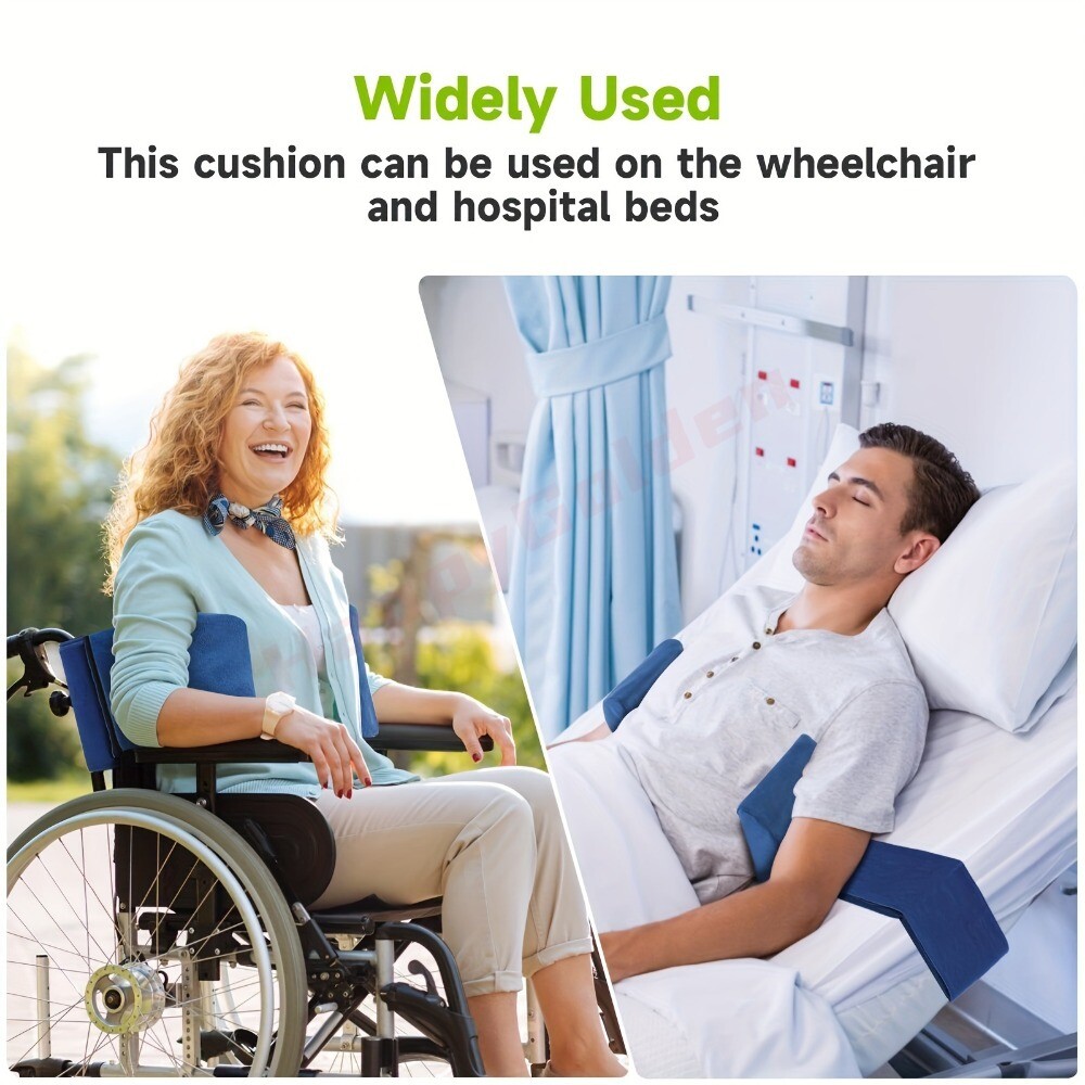 New Adjustable Wheelchair Lateral Support Cushion with Straps Elderly Disabled