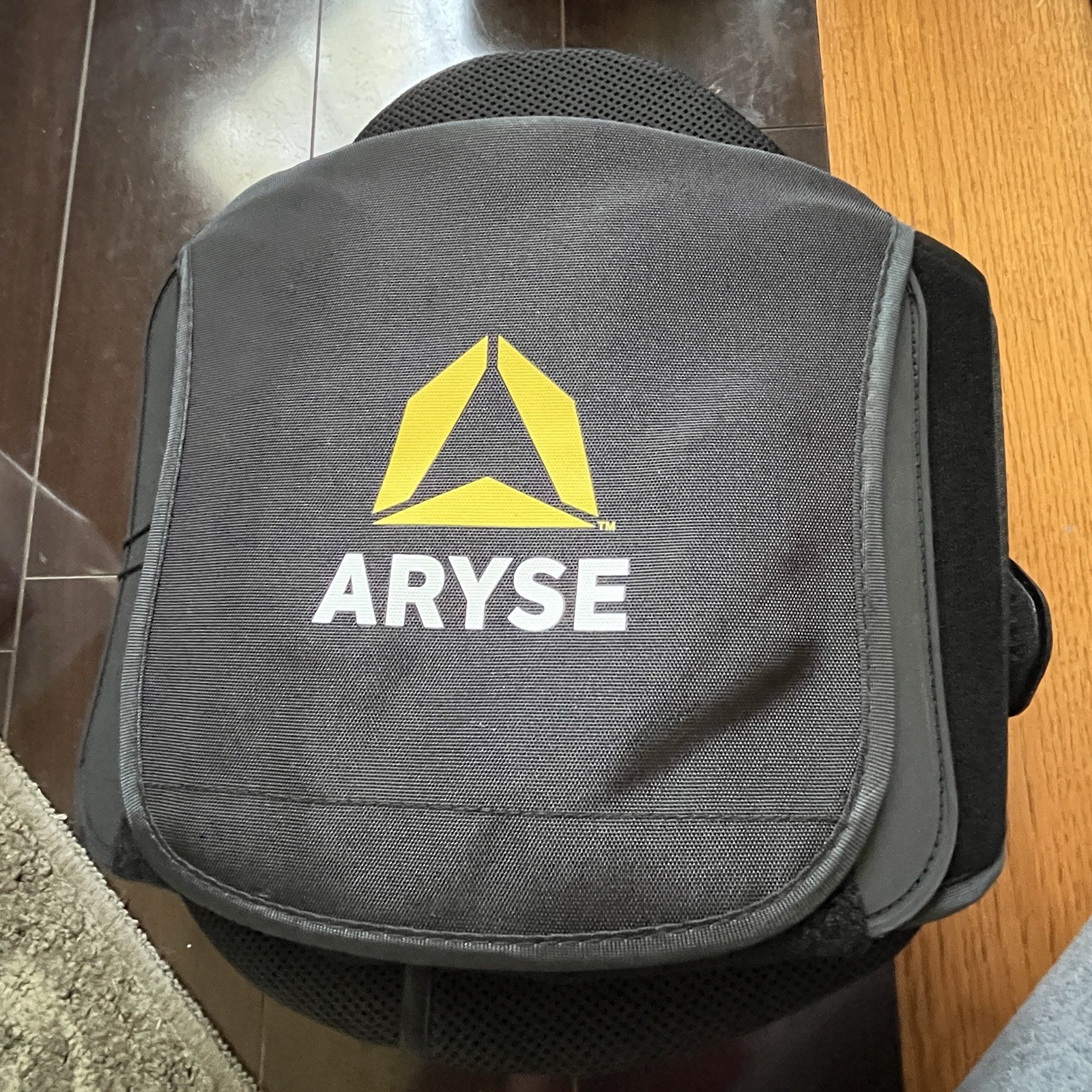 Aryse Prime Series Sz L Black Compressive Back Brace Adjustable AY-37/50-103