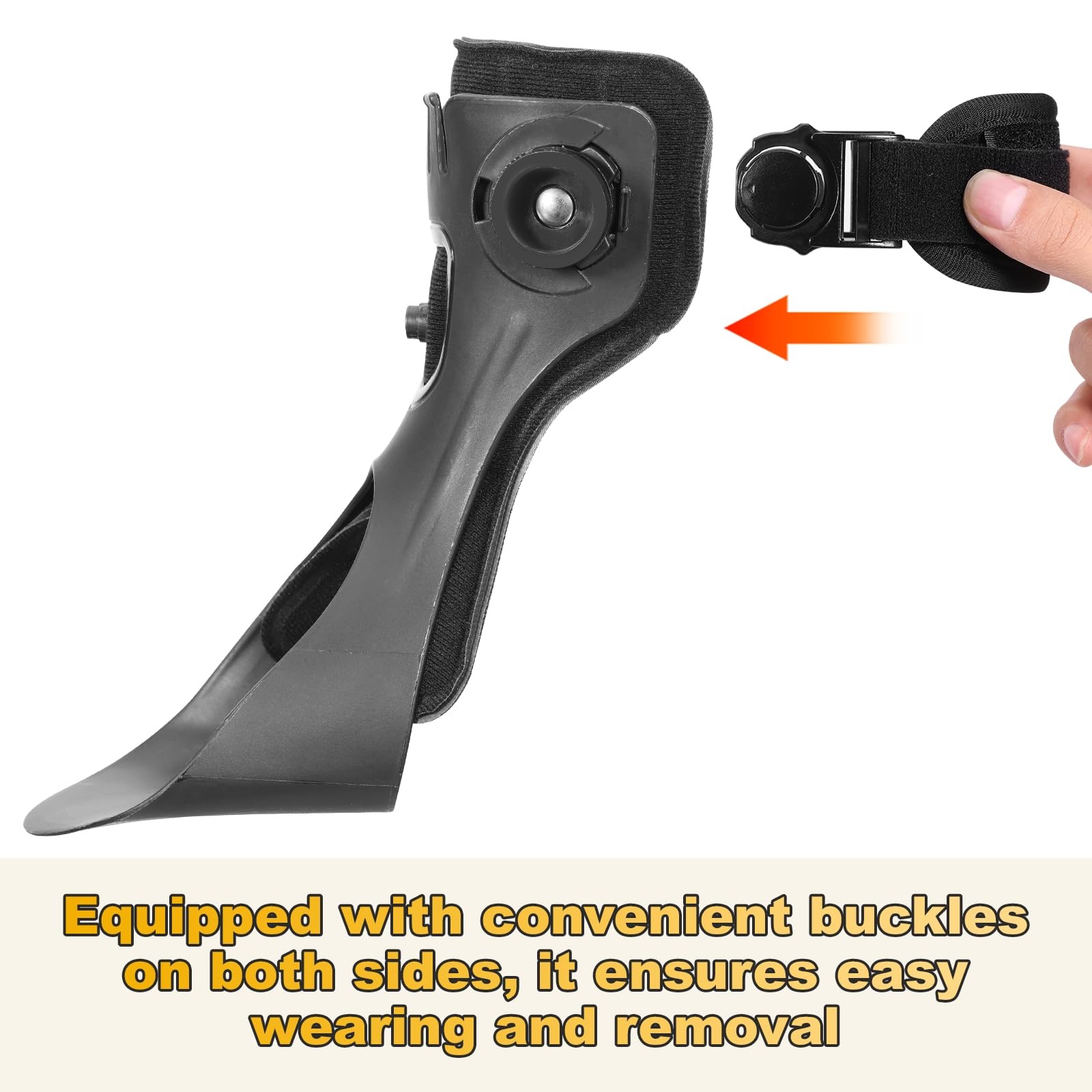 AFO Foot Drop Brace, Ankle Foot Orthosis for Men Women[LEFT-XL]
