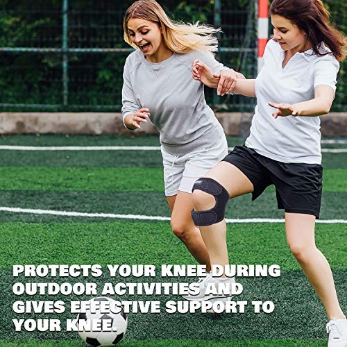 Compression Dual Patella Knee Brace for Pain Relief,Adjustable Knee XX-Large