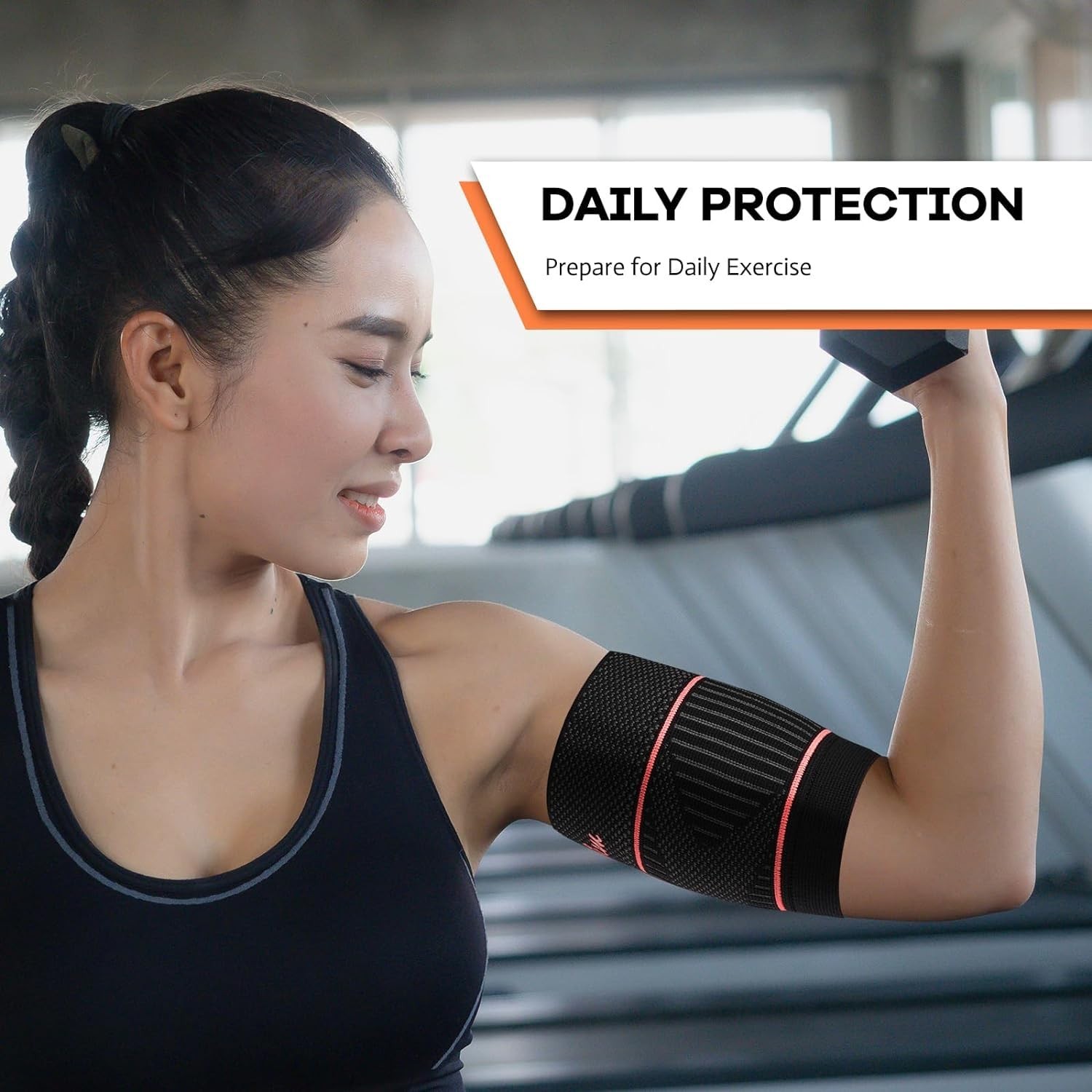Bicep Tendonitis Compression Sleeve for Pain Relief & Muscle Recovery – Medium P