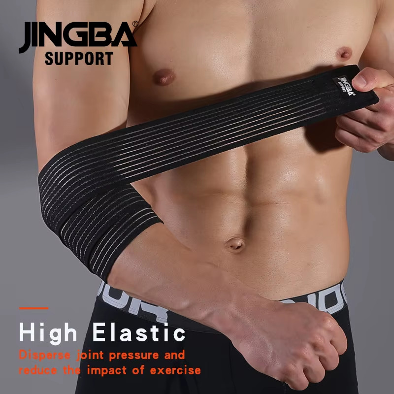 1 Pcs Adjustable Weightlifting Elbow Protector Elastic Straps for Fitness Bodybu