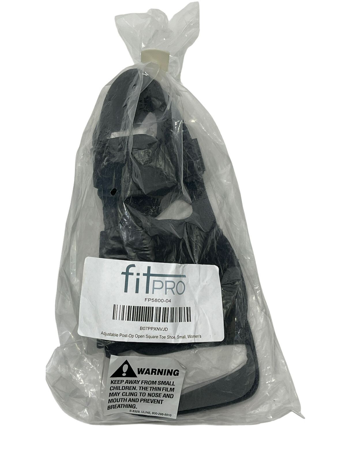 FITPRO FP5800-04 Adjustable Post-Op Open Square Toe Shoe Women’s Small NIP