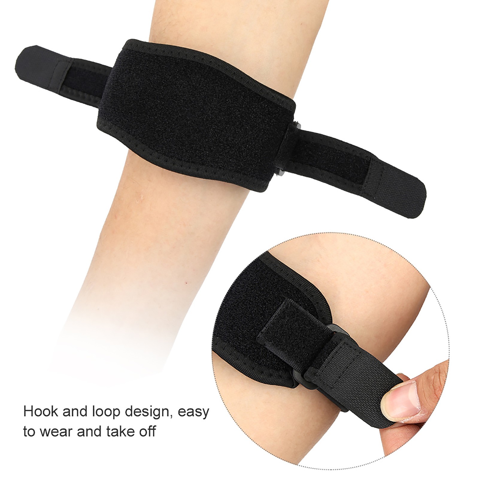 Adults Elbow Support Brace Protector Pad Guard Strap For Tennis Outdoor Spor CX4