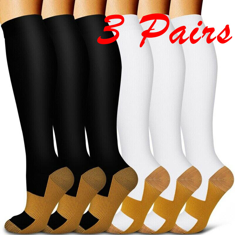 Compression Socks Hose Men Women Best Support Varicose Veins Pregnancy Stockings