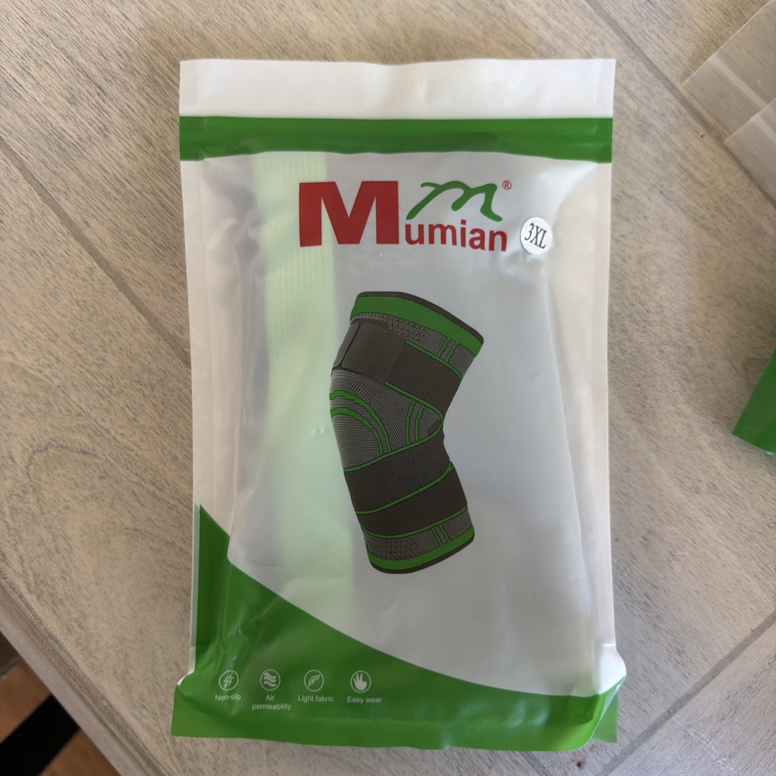 Mumian Knee Brace Compression Sleeve Support Size Adult 3XL XXXL USA US NEW