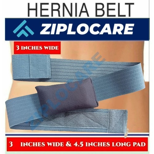 Ziplocare NEW Umbilical Hernia Truss Support Belt for Relief of Abdominal Pain