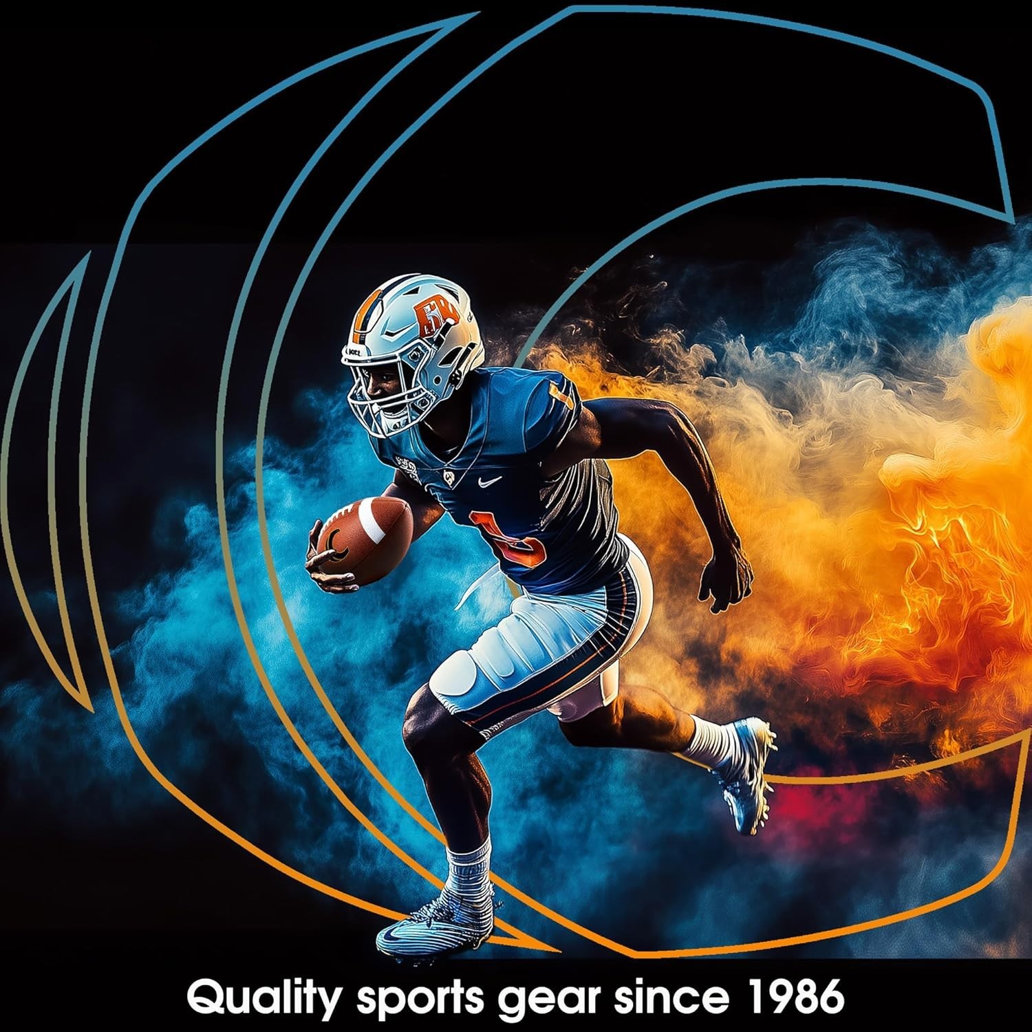 High-Density Foam Shoulder Injury Pad for Football, Hockey & Lacrosse – Unisex