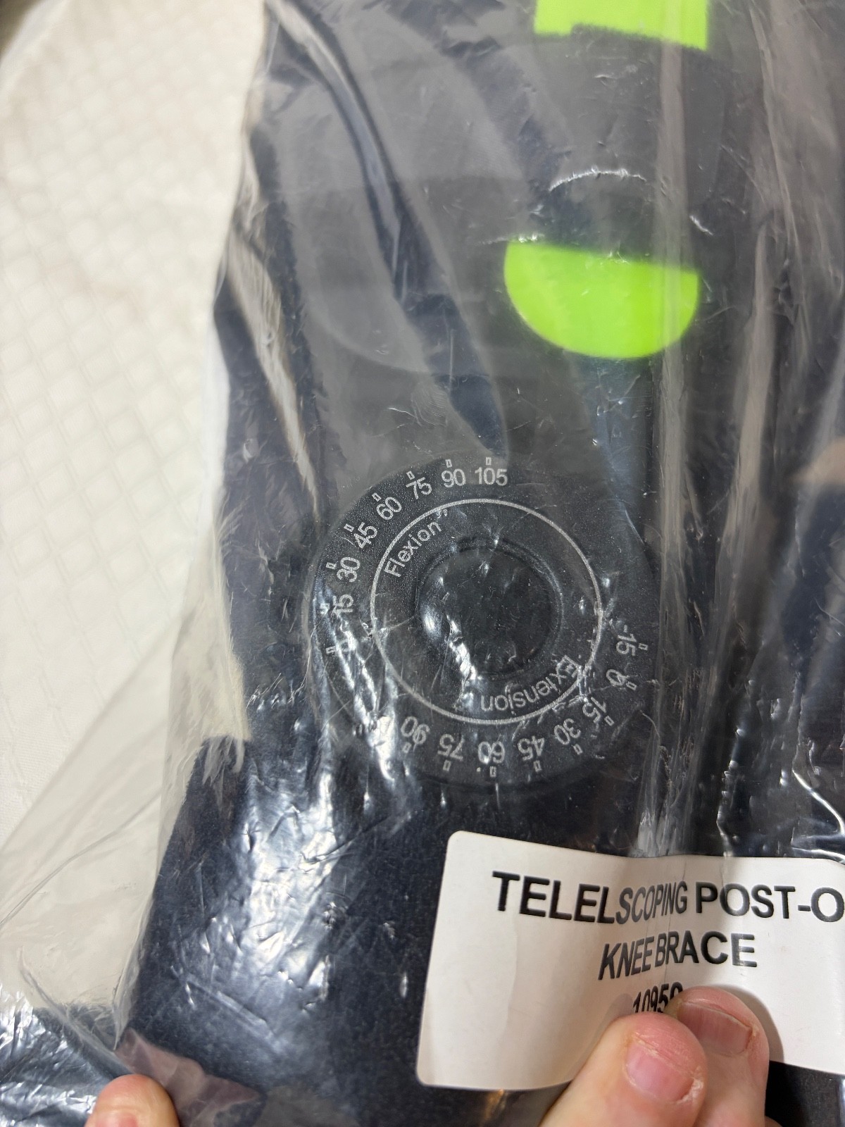 New! Telescoping ROM Post-Operative Knee Brace ACL Hinged 10950 Fits Most Adults