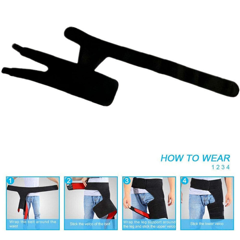 Hip Brace Compression Groin Support Wrap for Sciatica Pain Relief Thigh Recovery