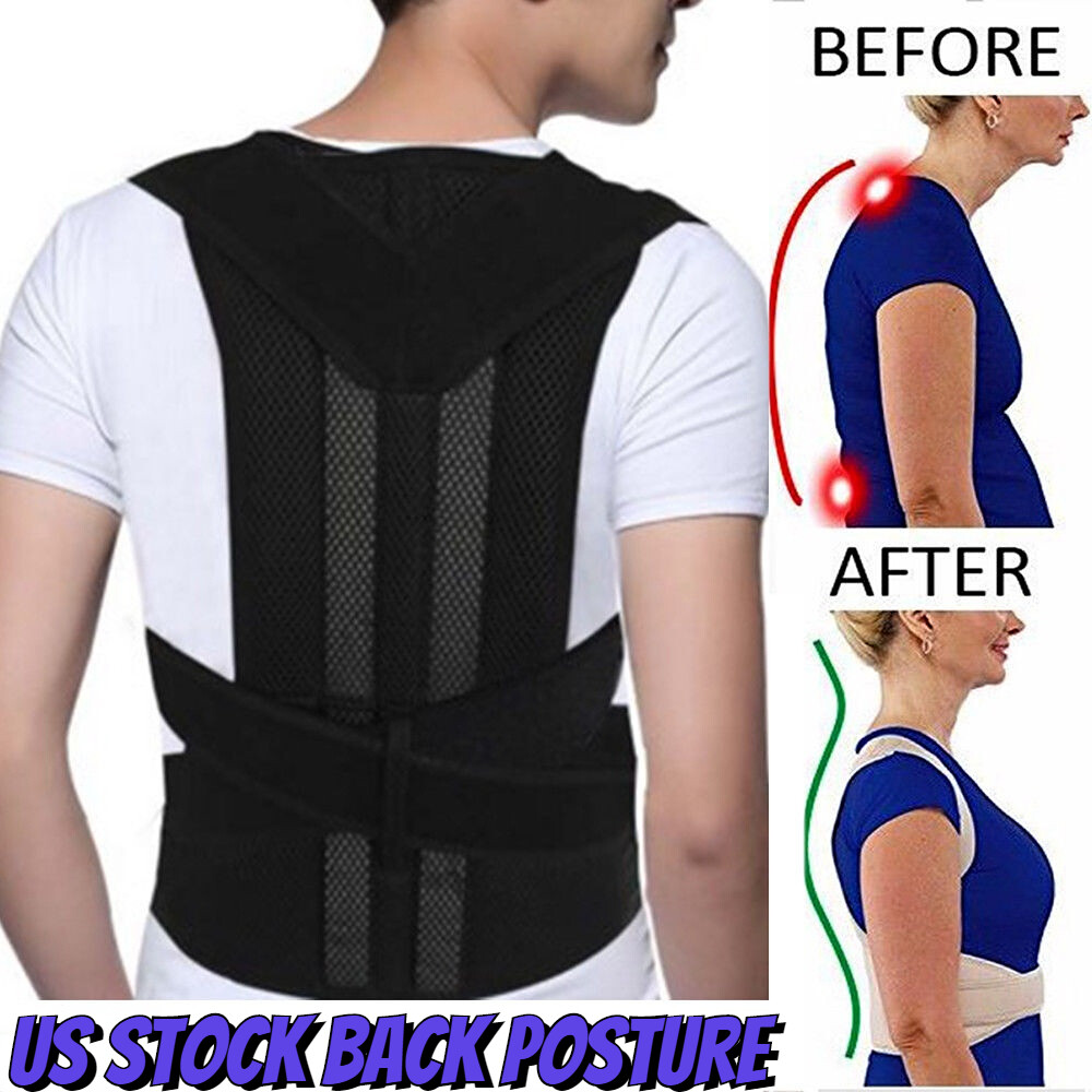 Back waist posture corrector adjustable waist trainer shoulder orthopedic belt