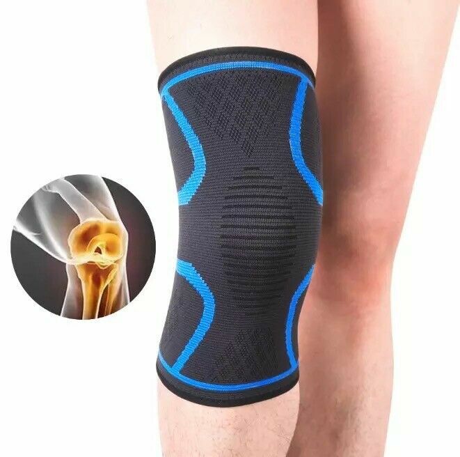 Knee Sleeve Compression Brace Support Joint Pain Arthritis Relief 1xSleeve USA