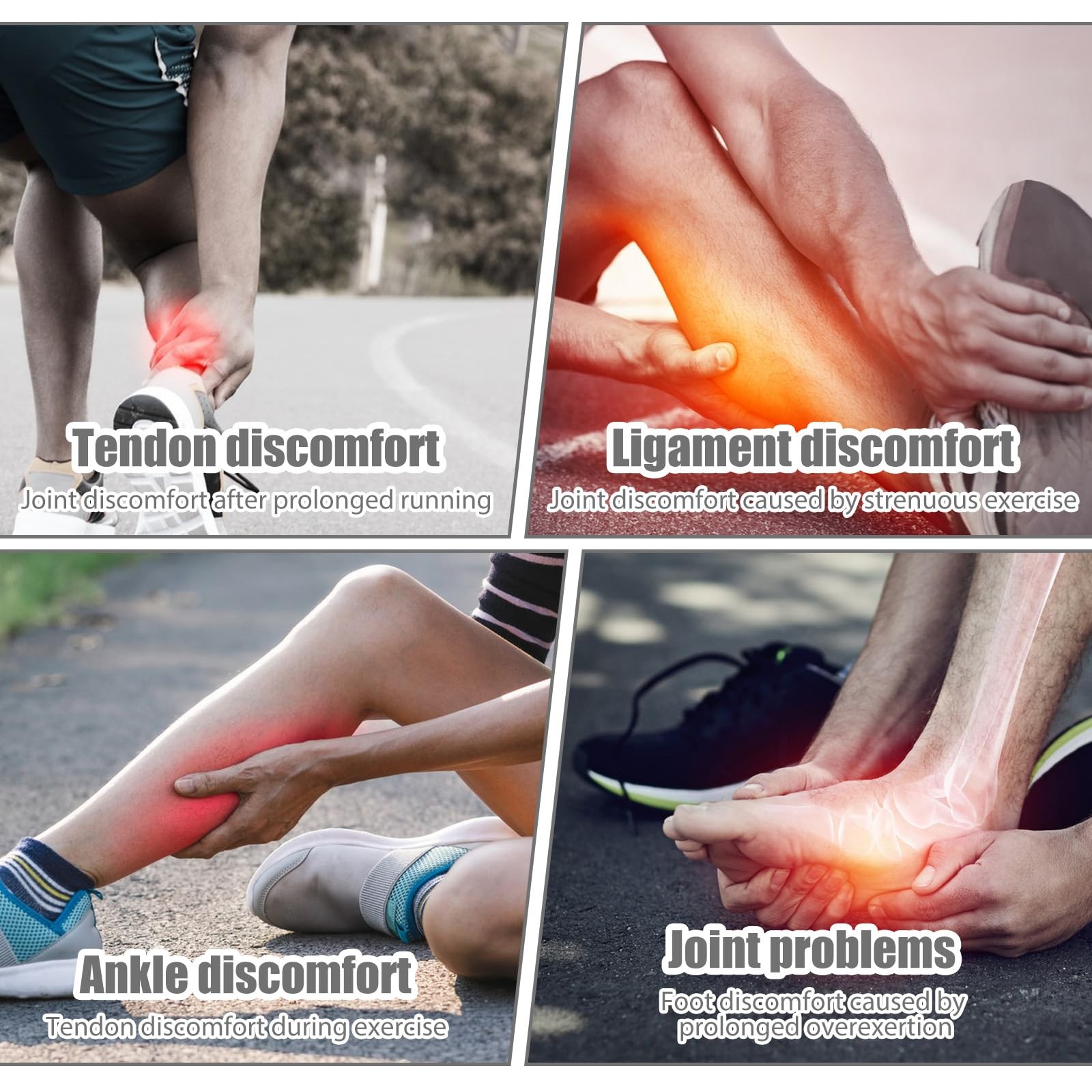 Bamboo Foot Compression Socks Breathable Soft Warm Ankle Sleeve Arch Support
