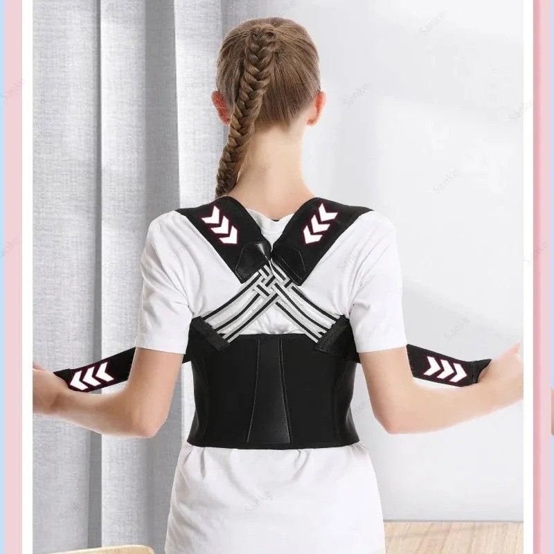 Posture Corrector Back Brace Adjustable Shoulder Support Men Women