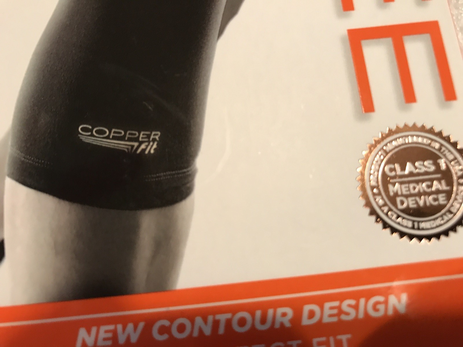Copper Fit Knee Freedom Compression Sleeve – Large 14”-16” New