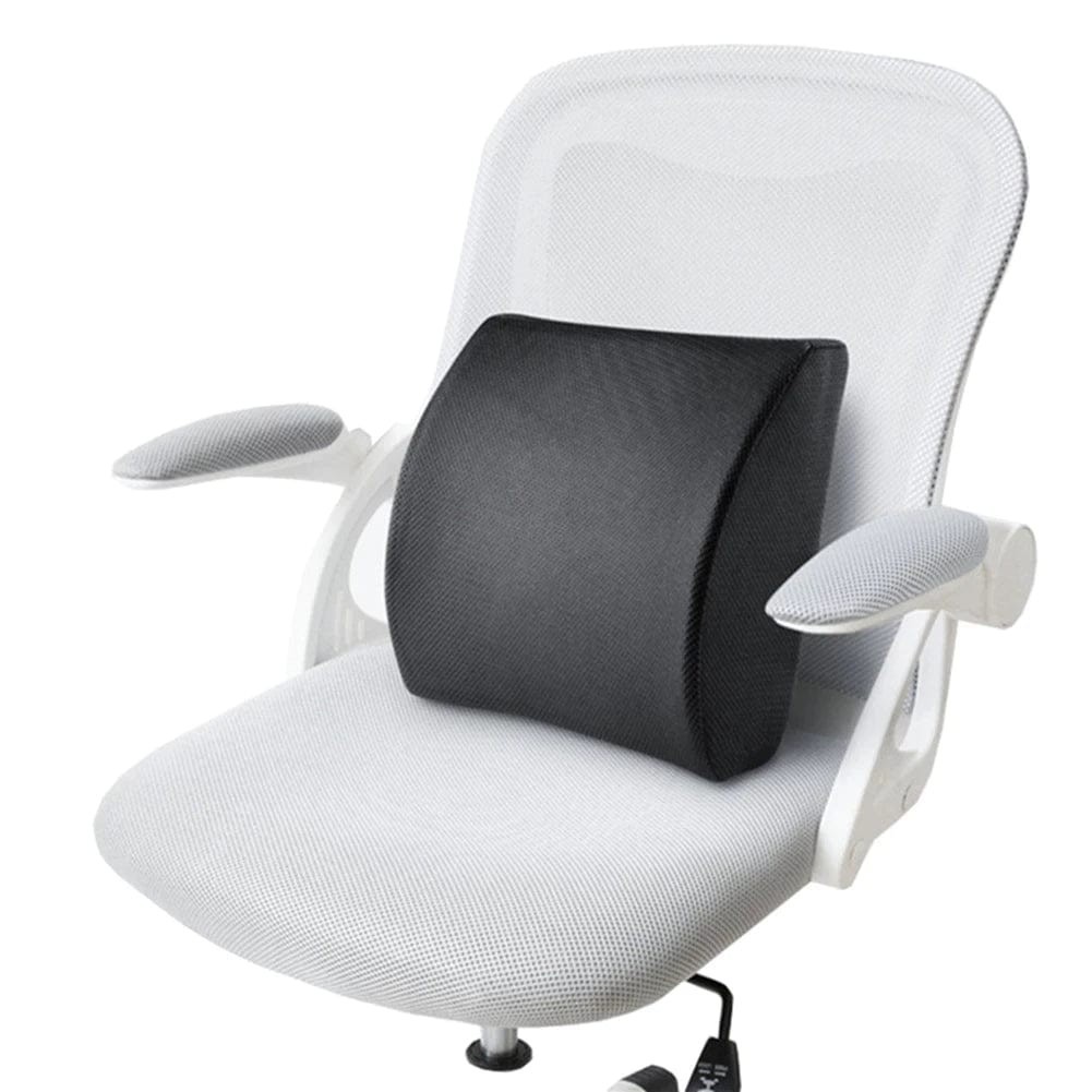 Memory Foam Lumbar Support Cushion Back Pillow Pain Relief Office Chair Car Seat