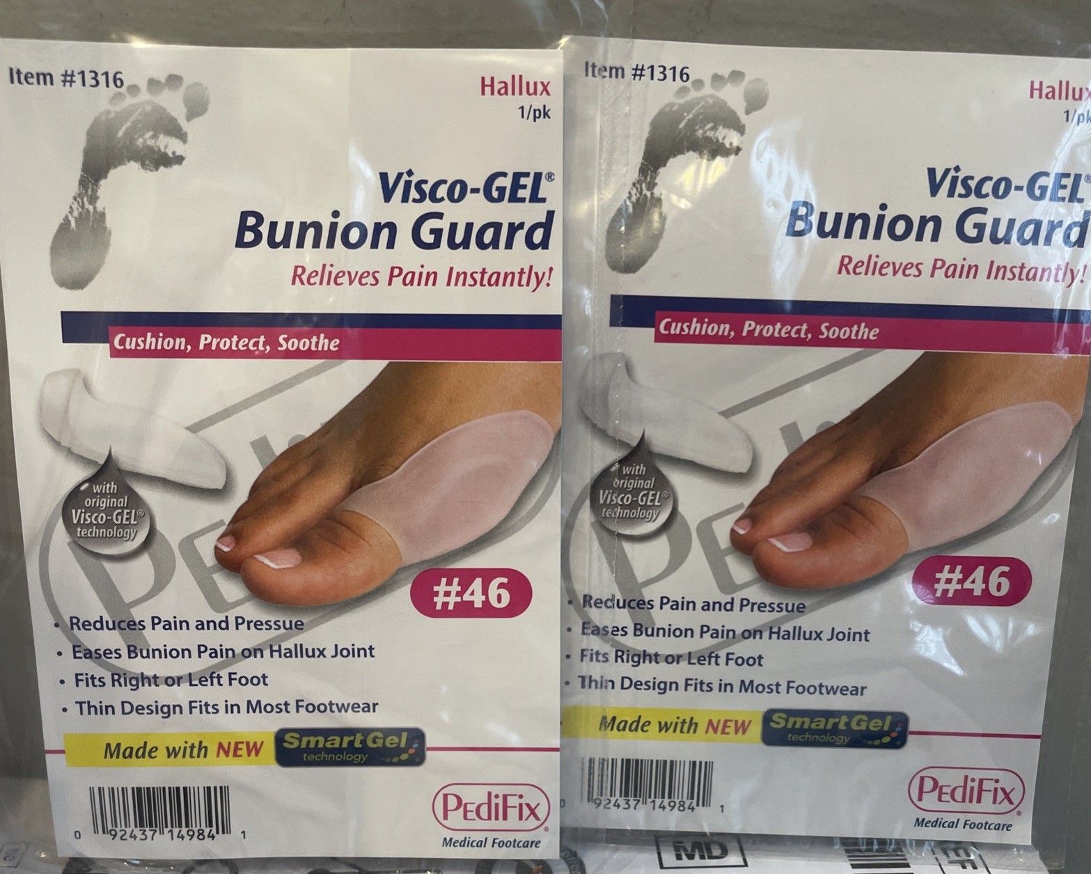 2 Pack Bunion Guard Hallux Visco-Gel