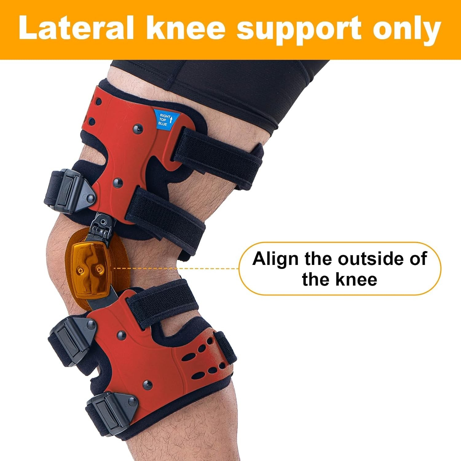 Universal L Red Unloader Knee Brace with Anti-Slip – Empower Your Mobility Today