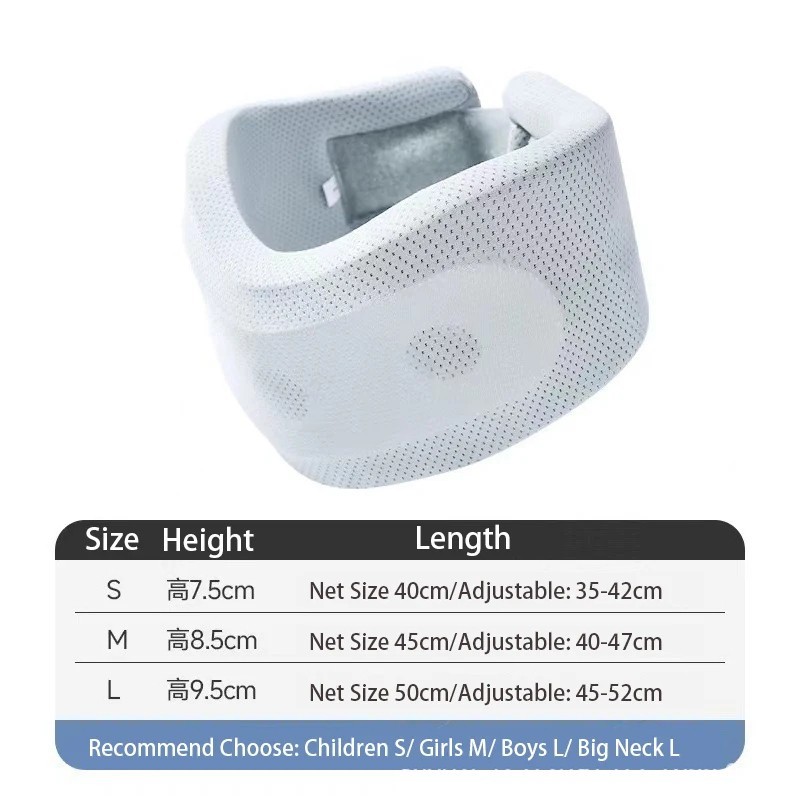 Adjustable Foam Neck Brace Support Soft Cervical Collar for Travel Sleep Office