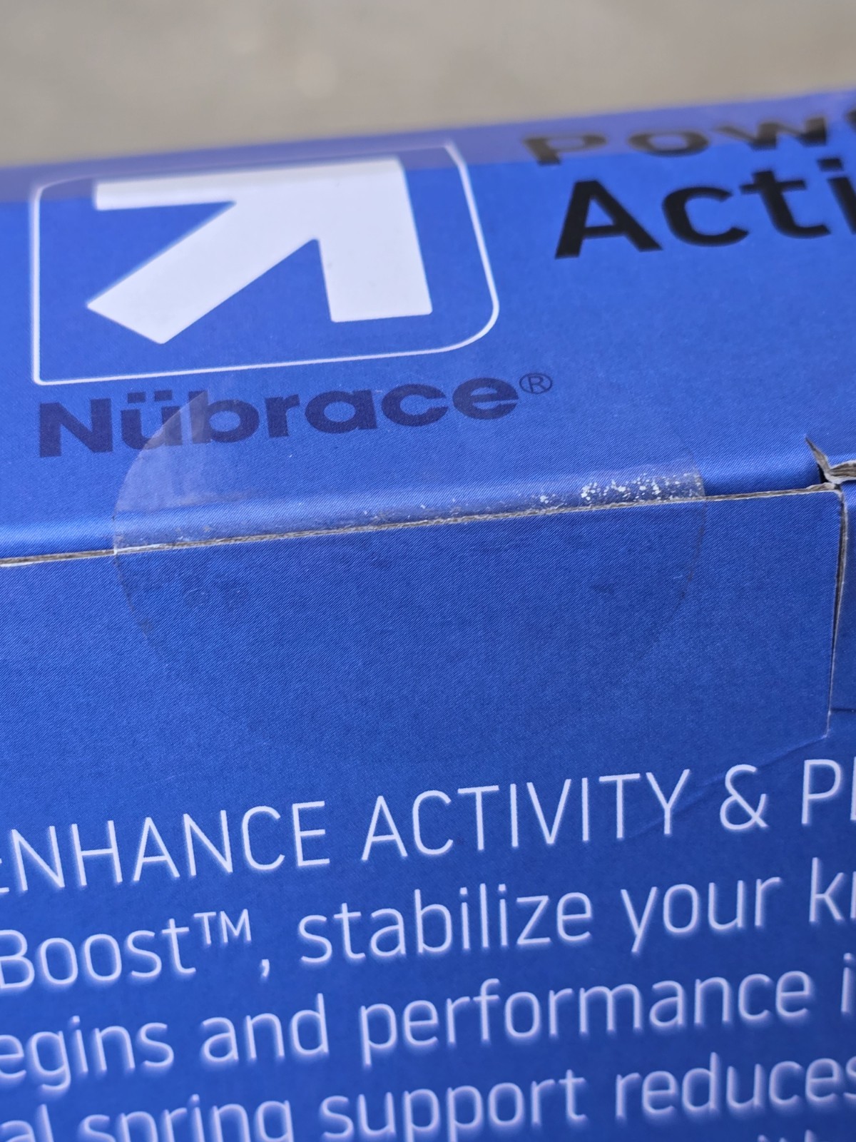 Nübrace Power Boost Knee Brace After Surgery Support – Size L Large