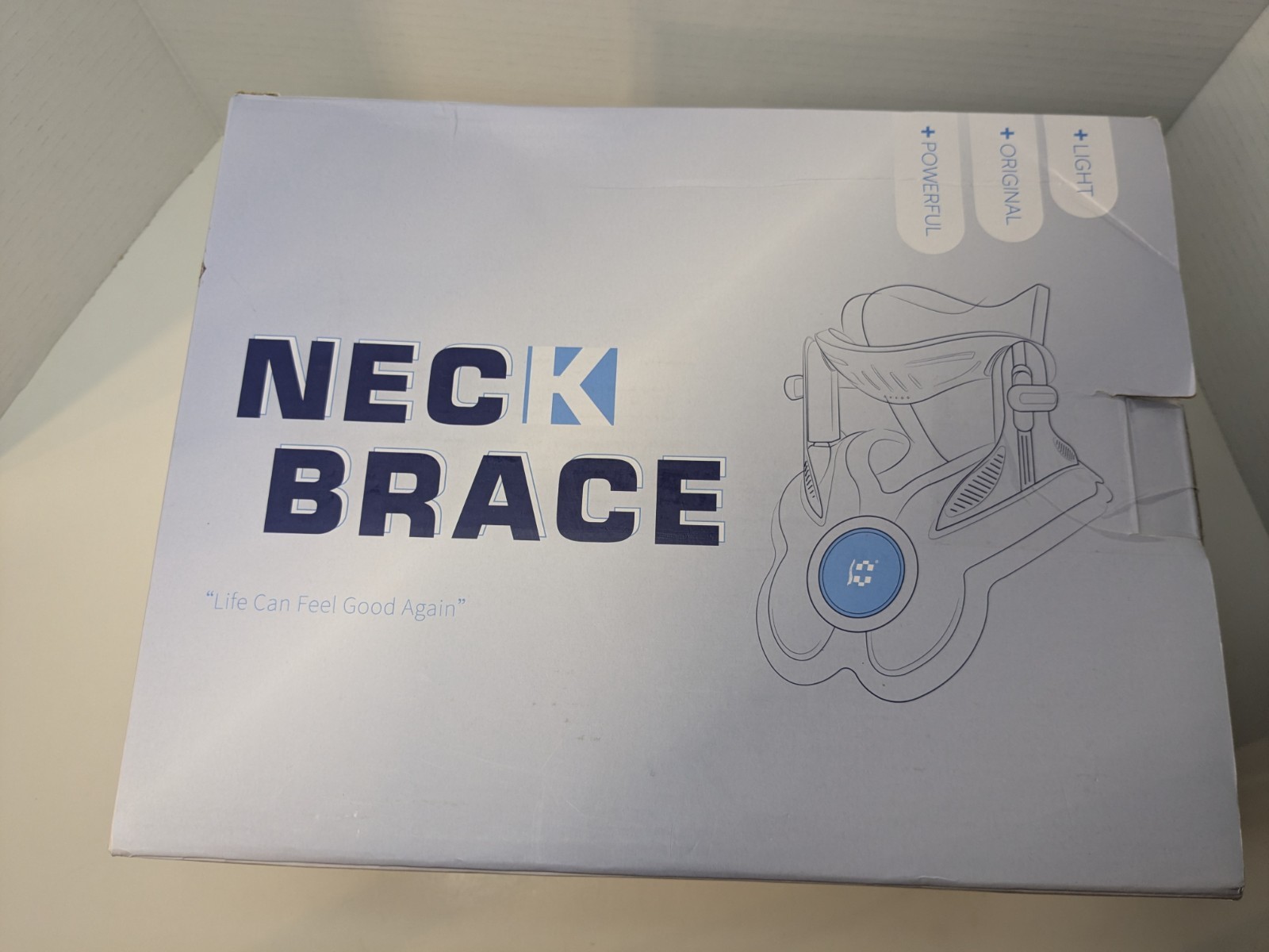 Cervical Neck Traction Device (Adjustable, Inflatable, Pain Relief) New In Box