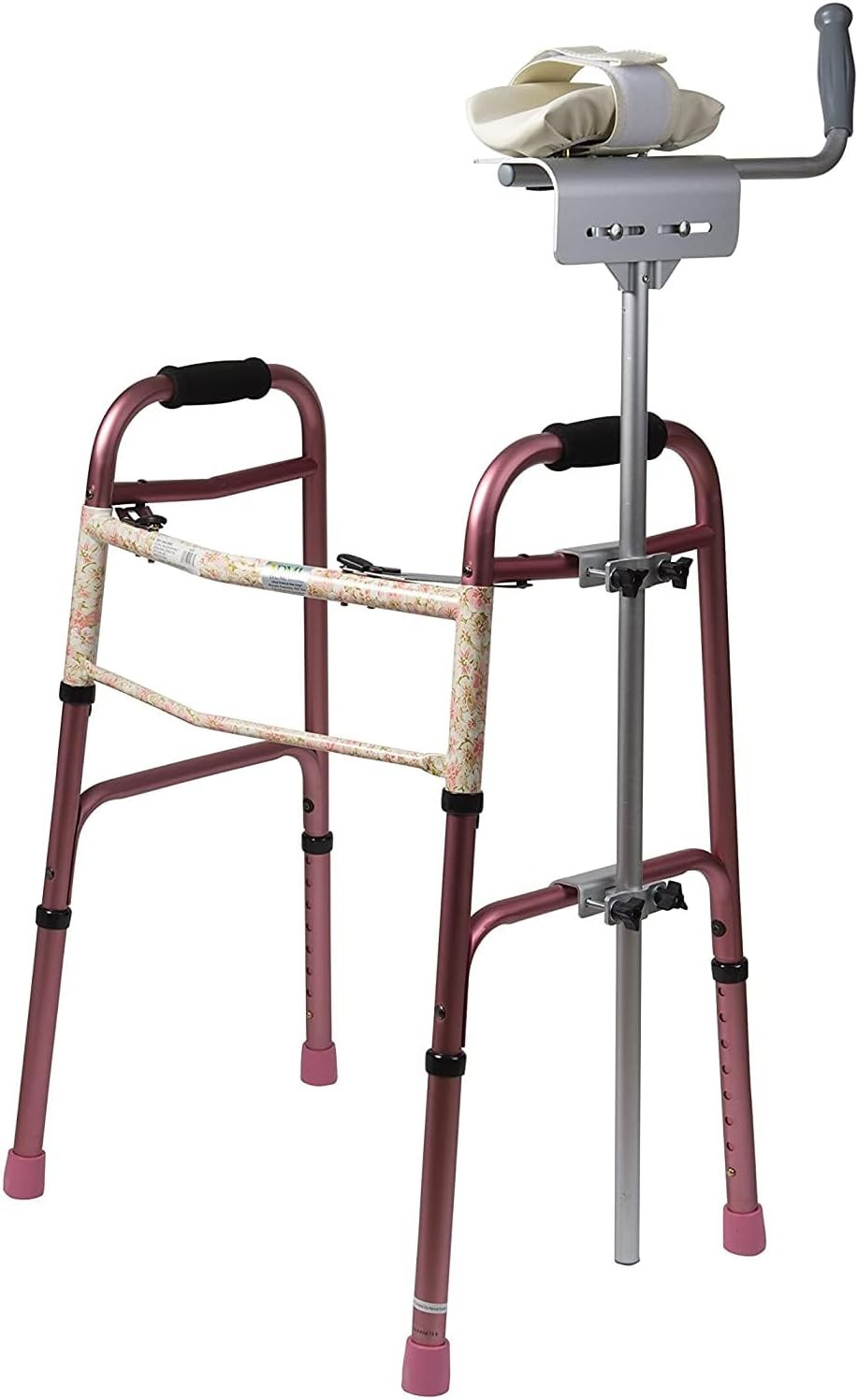Walker Platform Attachment with Adjustable Padded Cuff, No Tools Needed, Attache