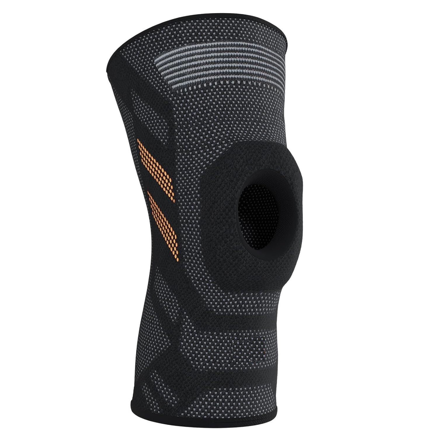 Knee Cap , Black & Orange, PACK OF 2