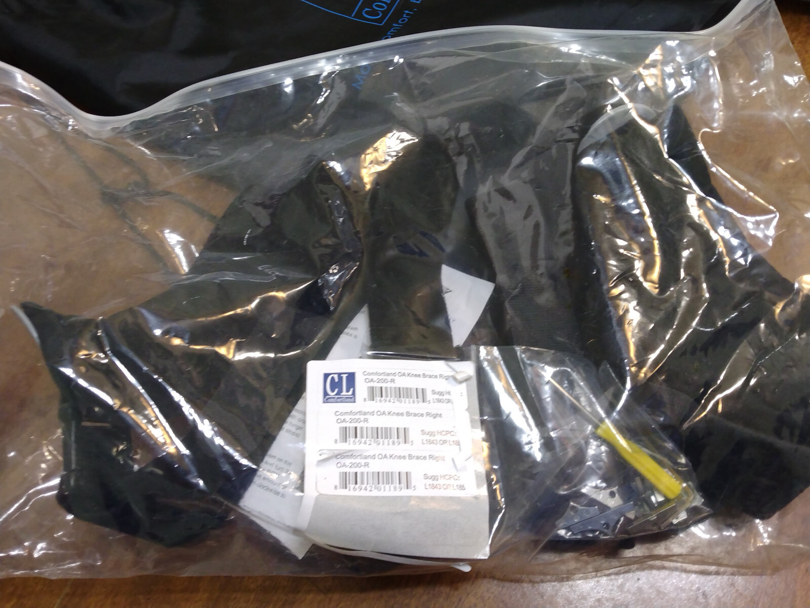 2 Comfortland OA-200-L OA-200-R Knee Brace Left & Right (Pair) With Tools & Bag