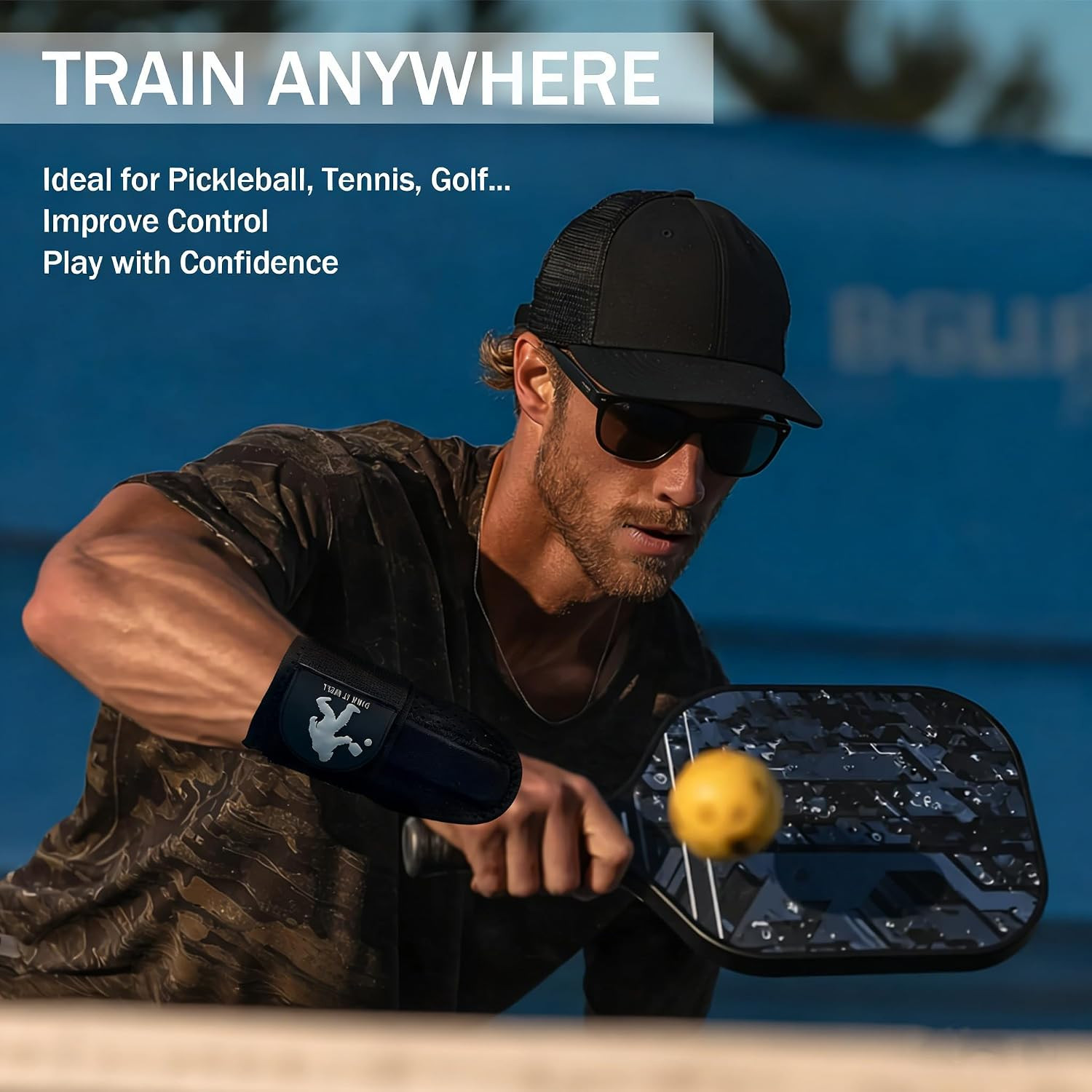 Pickleball Dink Train Wrist Brace – Wrist Support Training Aid for Men and Wo…