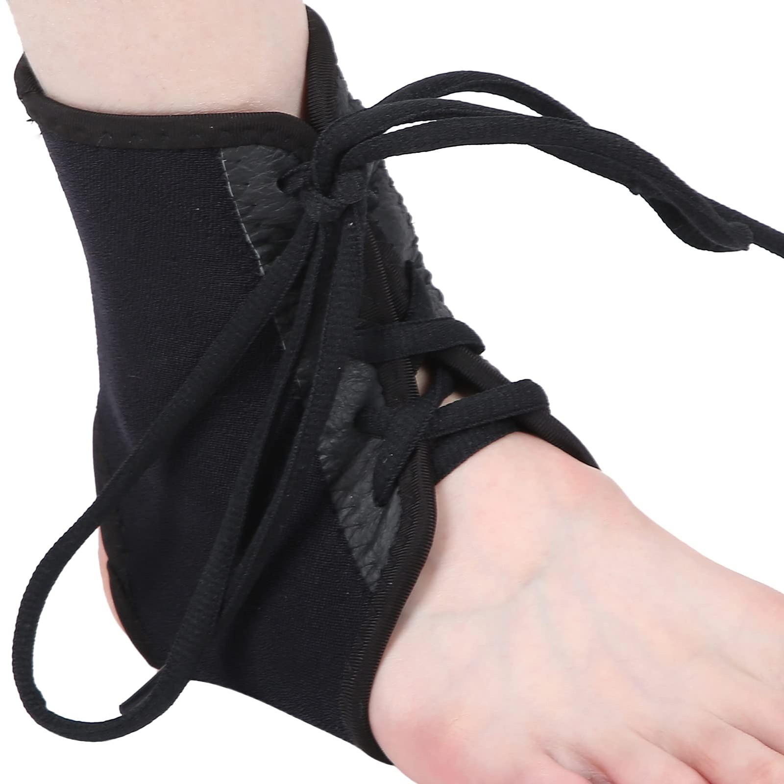 Lace Up Ankle Brace, Adjustable Compression Ankle Strap Support, Breathable A…