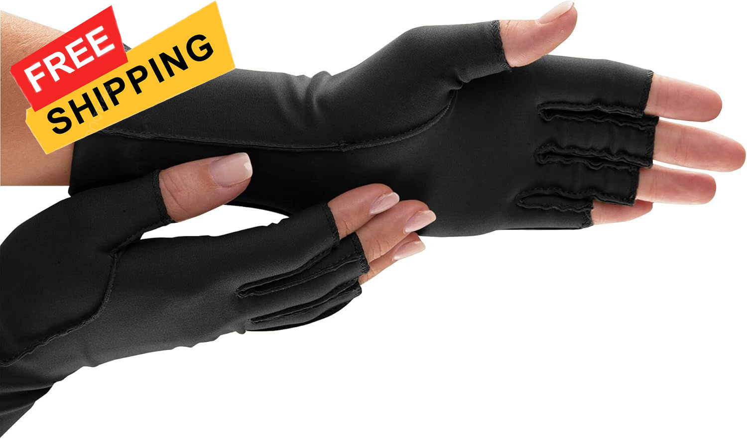 isotoner Women & Men Arthritis Compression Rheumatoid Pain Medium, Black