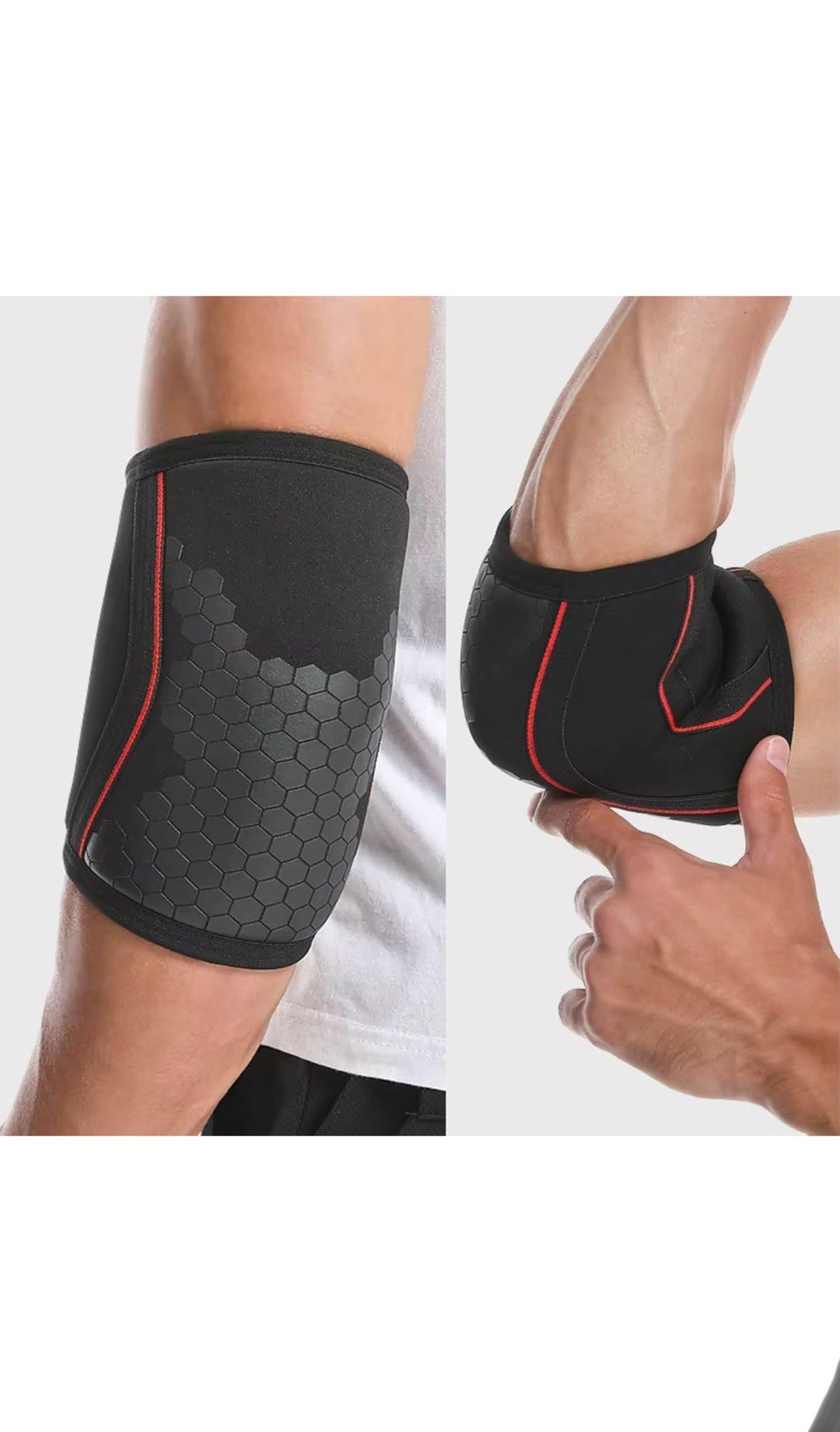 Honeycomb Elbow Brace for Tendonitis and Tennis Elbow Support