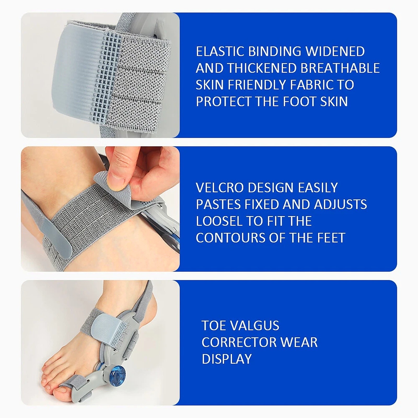 Bunion Fix Hallux Valgus Corrector Toe Straightener Splint Pain Relief Men Women