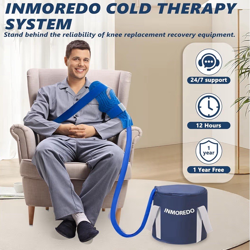 Inmoredo Cold Therapy Machine, Programable Ice Therapy Machine, for Knee Repl…