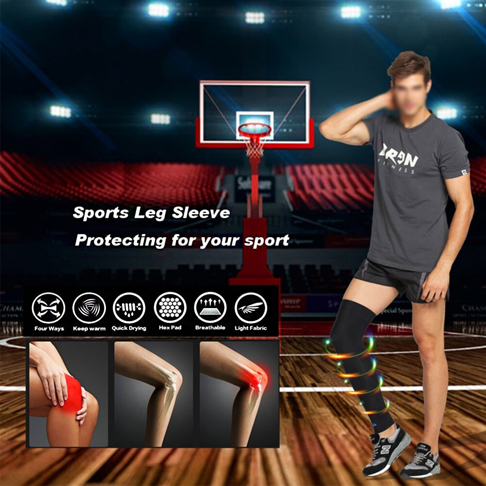 Thigh High Compression Sleeve Socks Leg Pain Relief Knee Brace Support Men Women