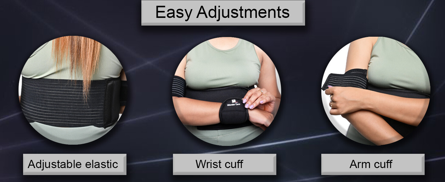 Adjustable Soft Arm Sling Shoulder Immobilizer – Support Brace for Unisex Belt