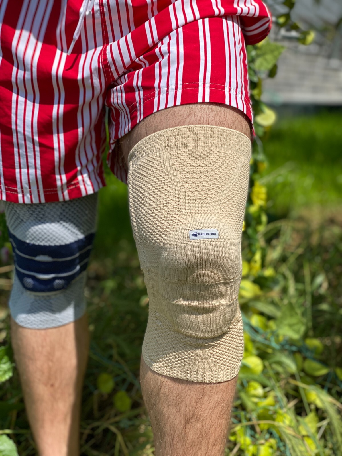 Bauerfeind GenuTrain Size 5 Knee Joint Brace Patella Support Bandage Sleeve ACL