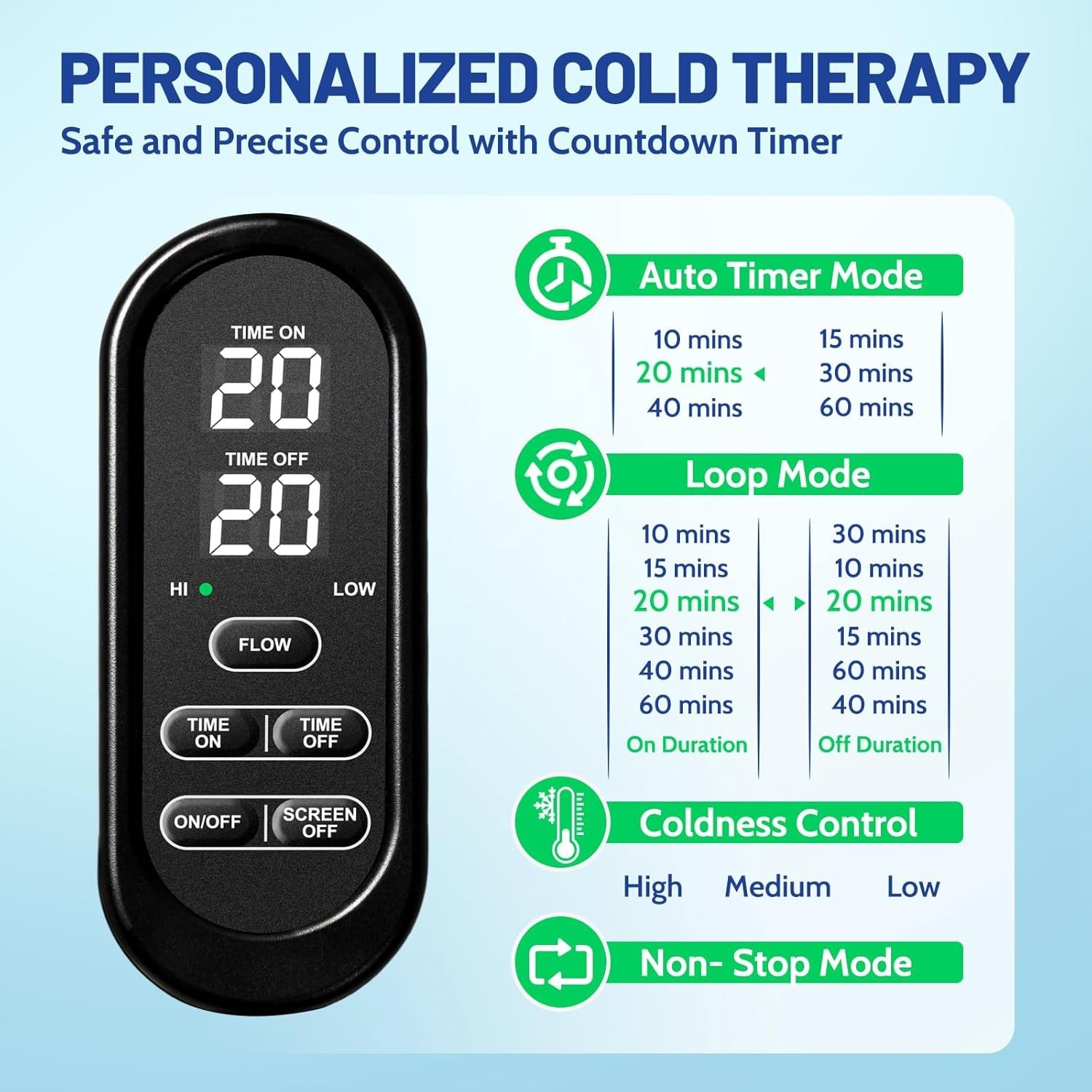 Ice Machine for Knee After Surgery 2.0, FSA Eligible HSA, Portable Cold Therapy