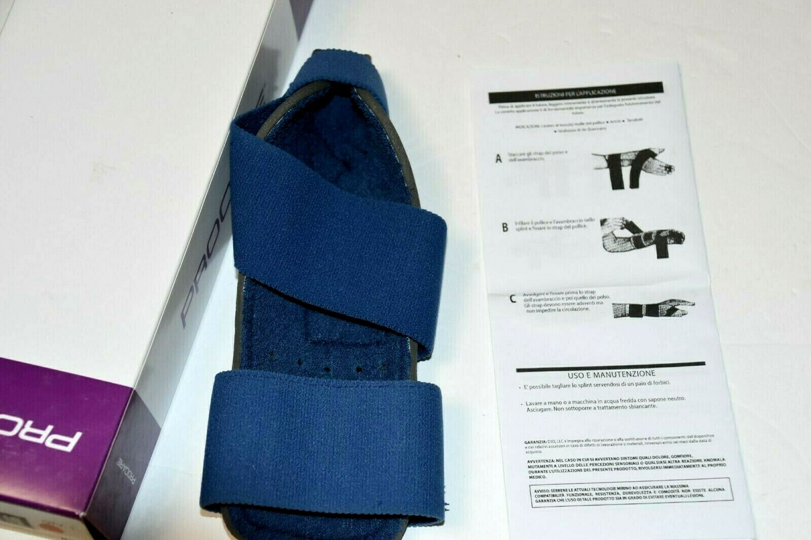 DJO PROCARE THUMB SPICA LT S/M NEW 79-87114
