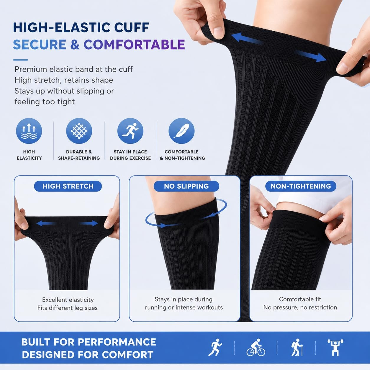 DSLWFQY Compression Socks for Women & Large-X-Large, 2-pack combination 6