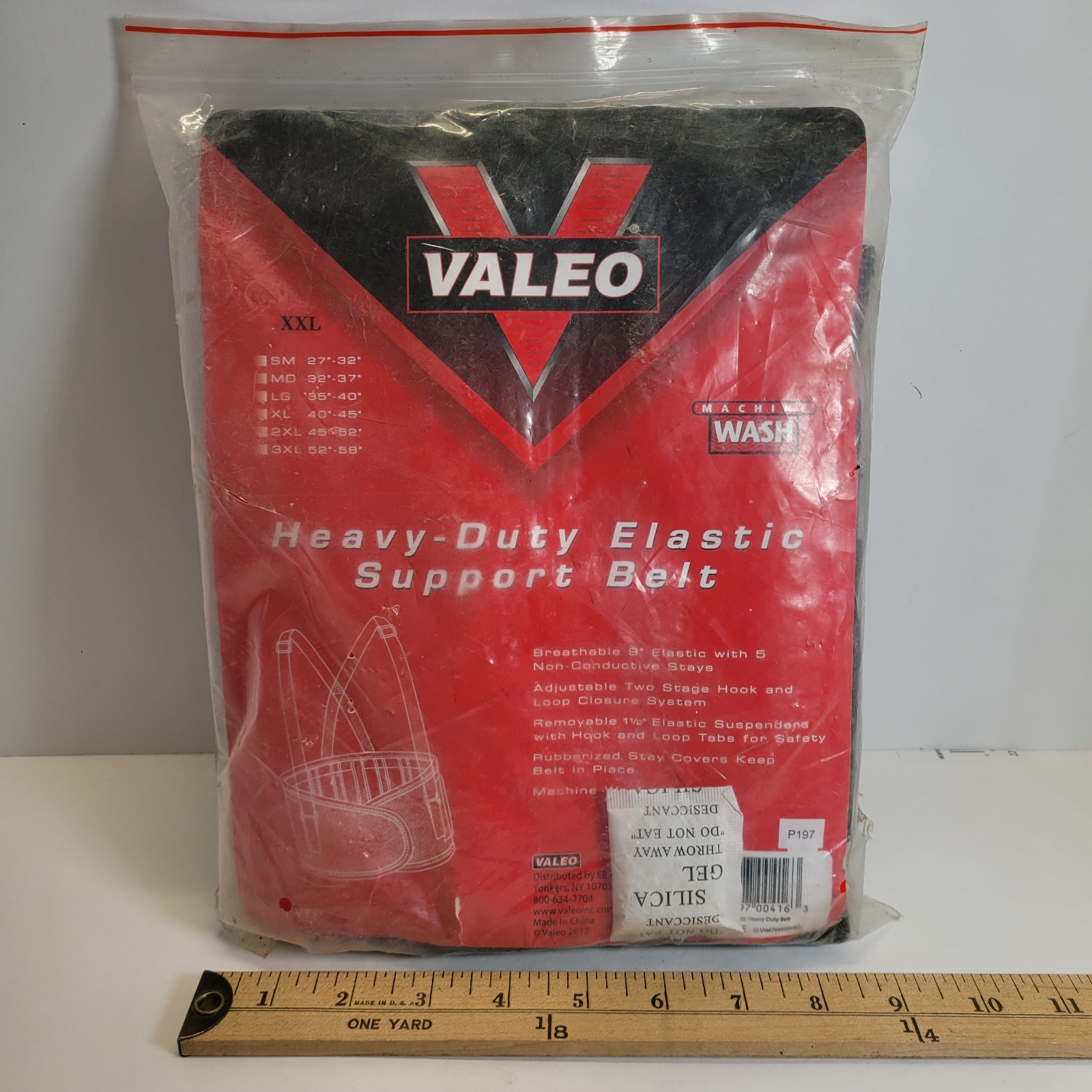 Valeo VEH9 Heavy-Duty 9″ Elastic Belt Size XXL