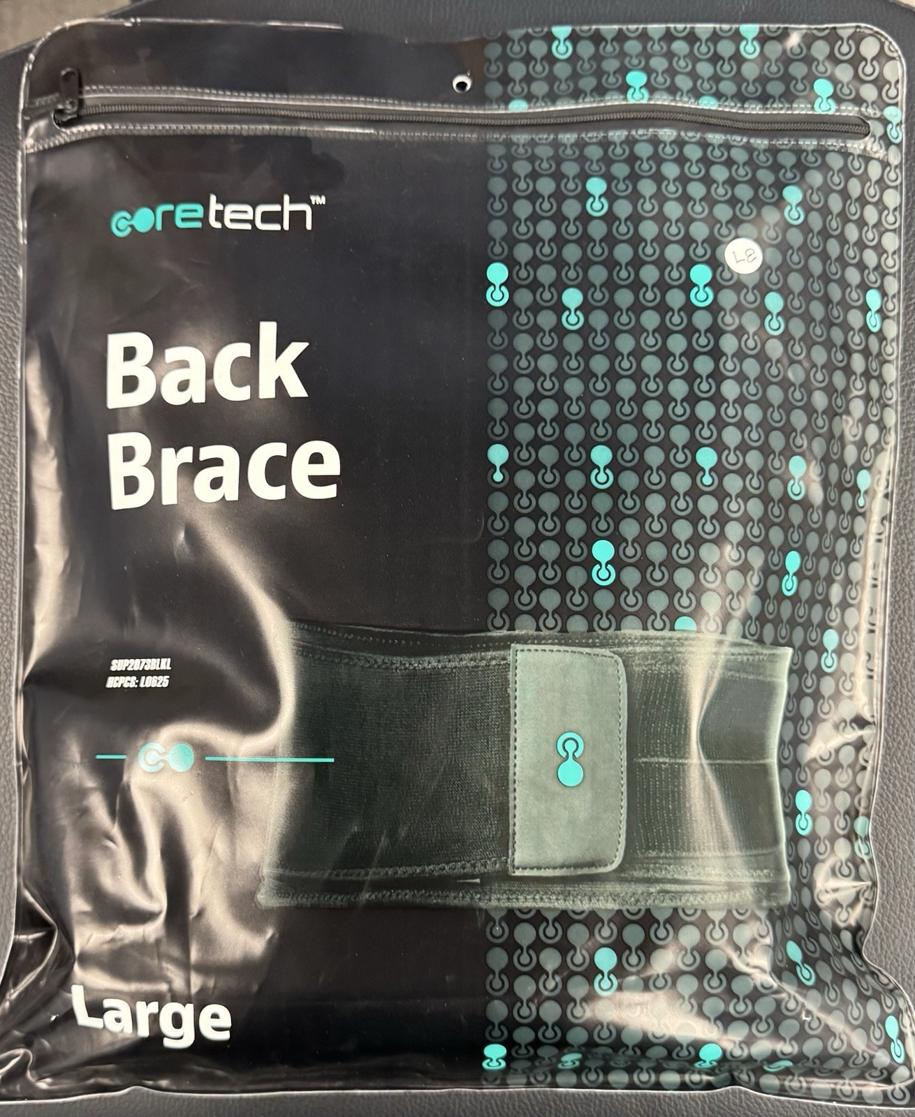 coretech 625 Back Brace SUP2073BLKL Fits LARGE Waist Sizes 44″ – 64″ XXX 4XL