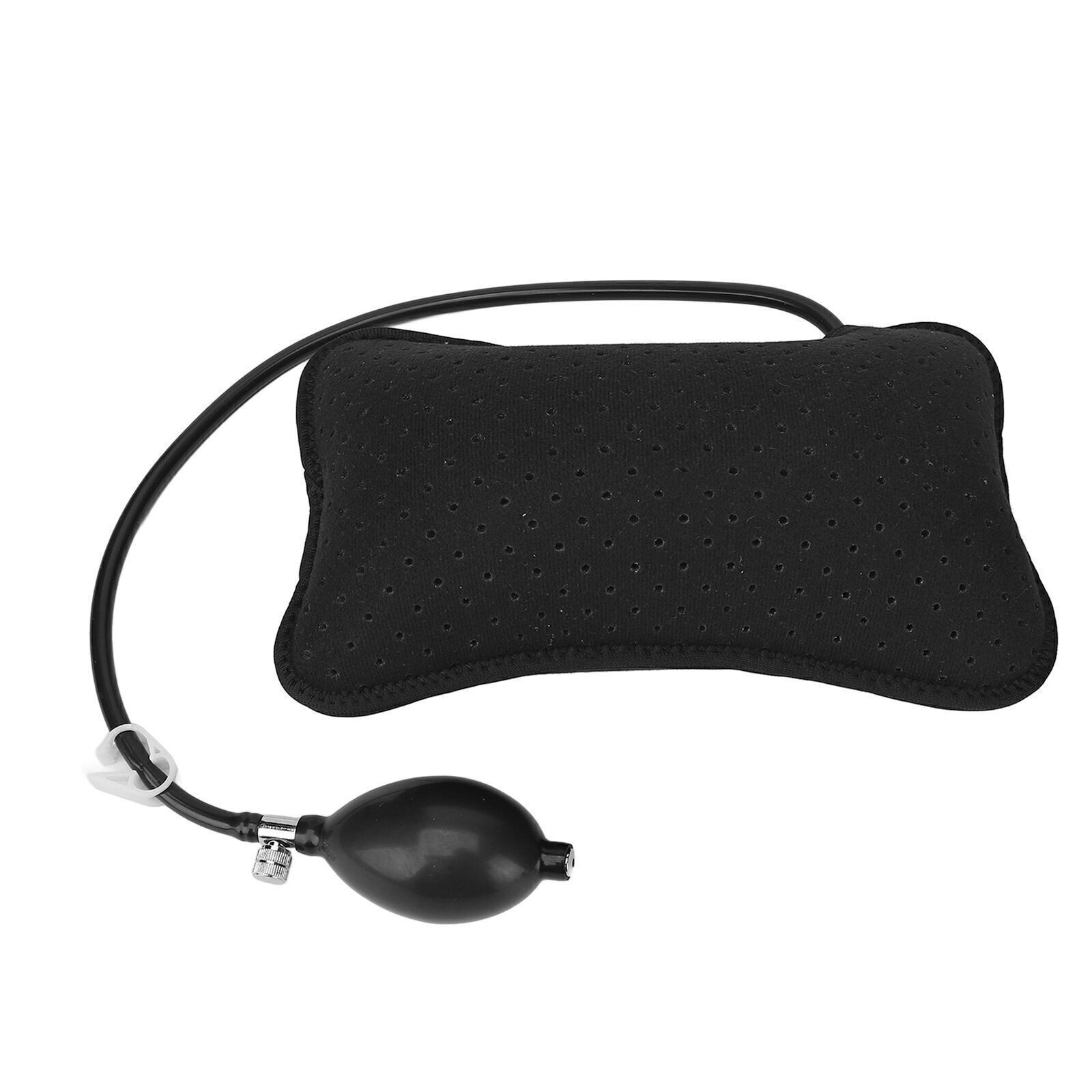 Inflatable Lumbar Support Pillow Manual Press Type Adjustable Lower Back Cushion