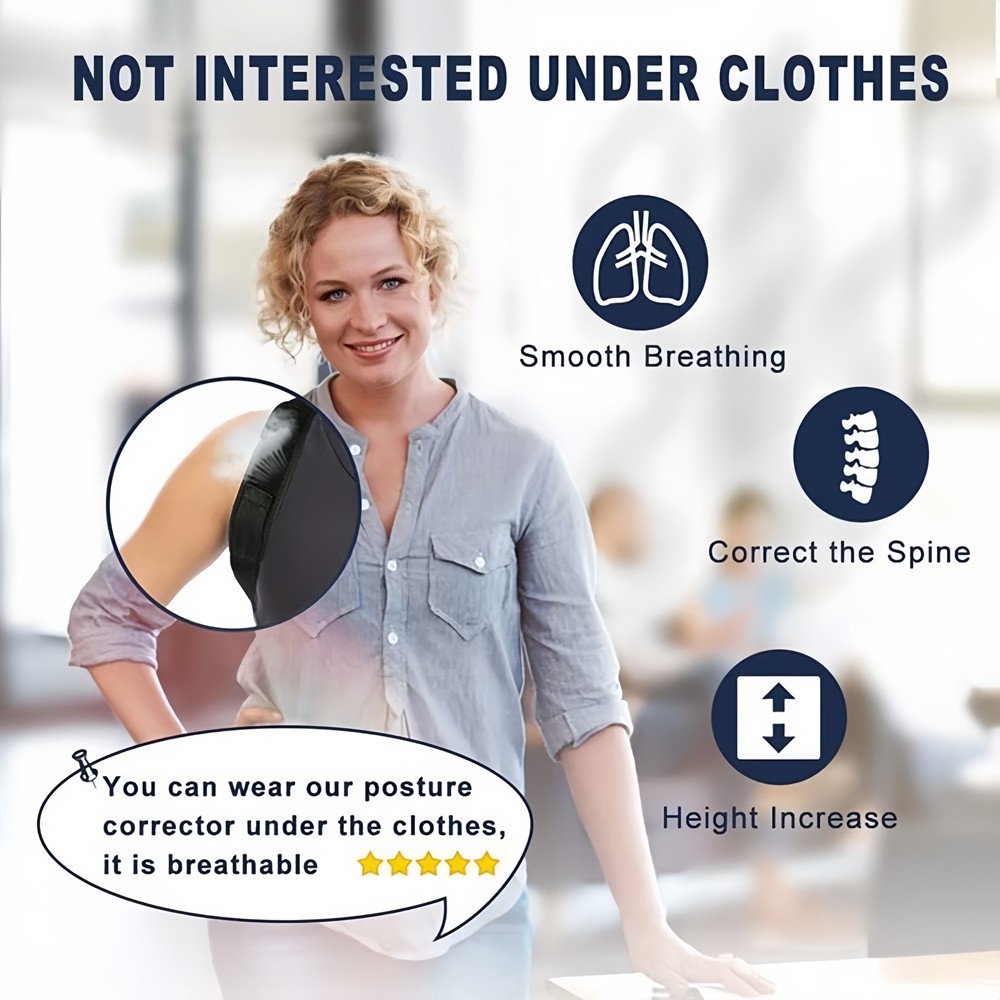 Adjustable Posture Corrector Back Shoulder Support Correct Brace Belt Daily