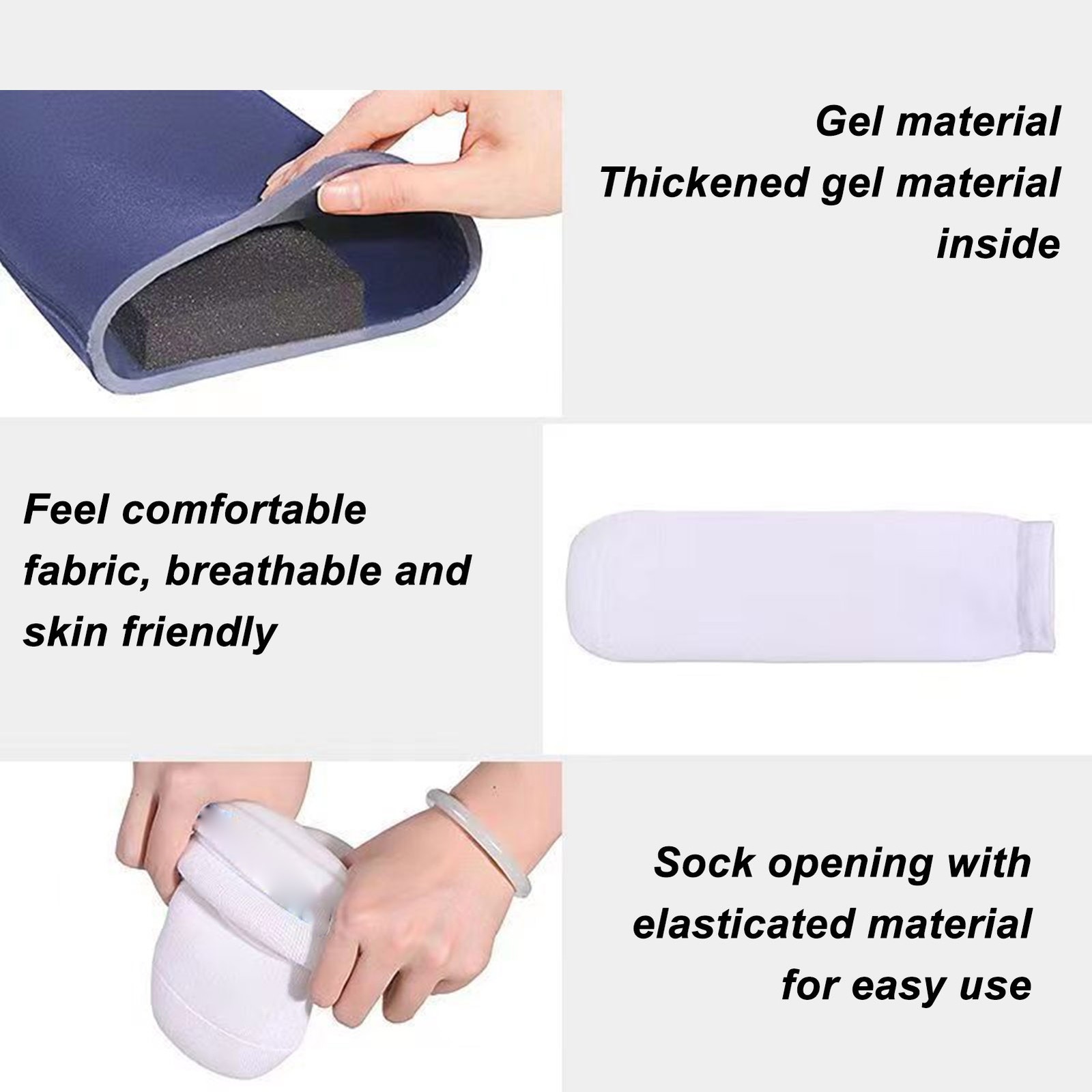 Prosthetic Calf Shrinker Protective Accessory Silicone Prosthetic Calf Compr BGA