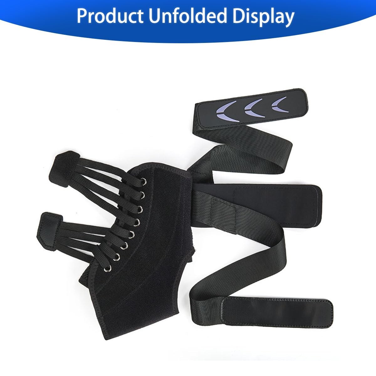 Ergonomic Ankle Brace for Sprained Ankle Breathable Support with Dual Pads