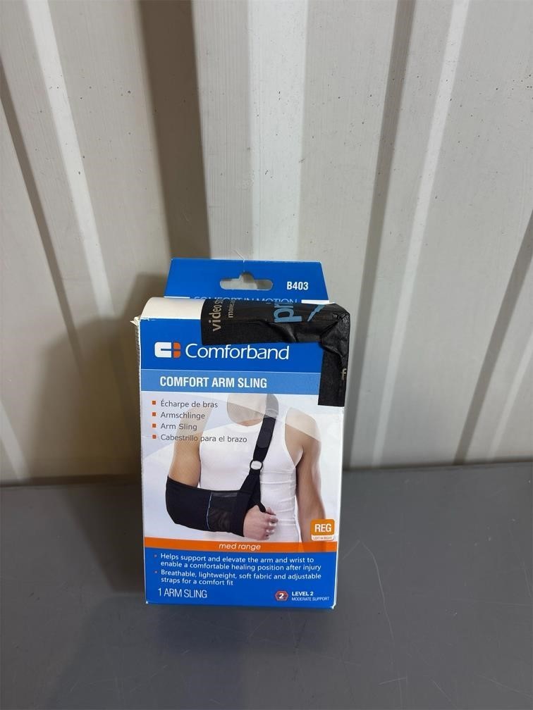 Comforband Arm Sling Lightweight & Breathable MedicalReg Left Or Right Level 2