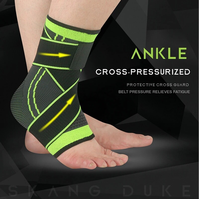 Ankle Support Brace Compression Foot Heel Gym Adjustable Plantar Fasciitis Strap