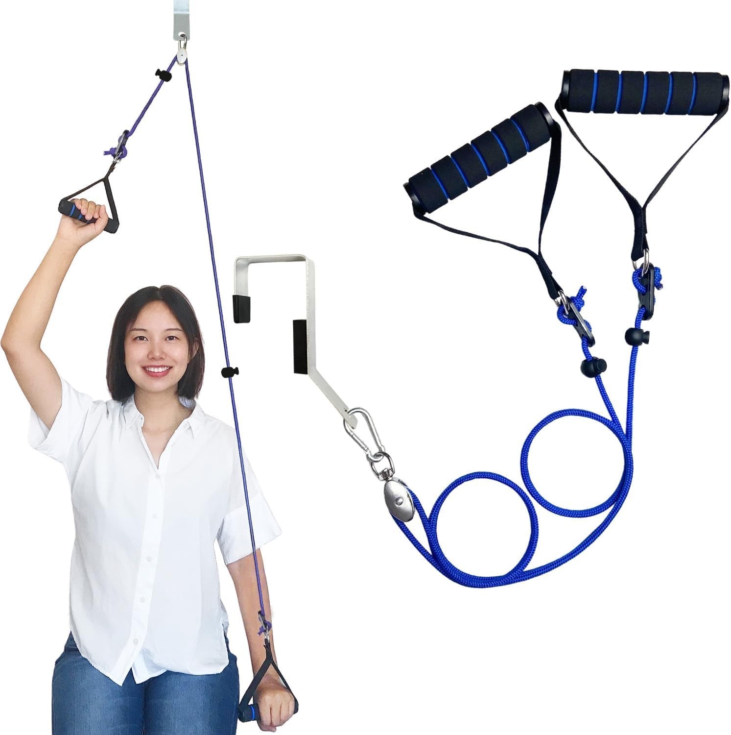 Shoulder Pulley for Physical Therapy, Pulleys for Shoulder Rehab over Door, New