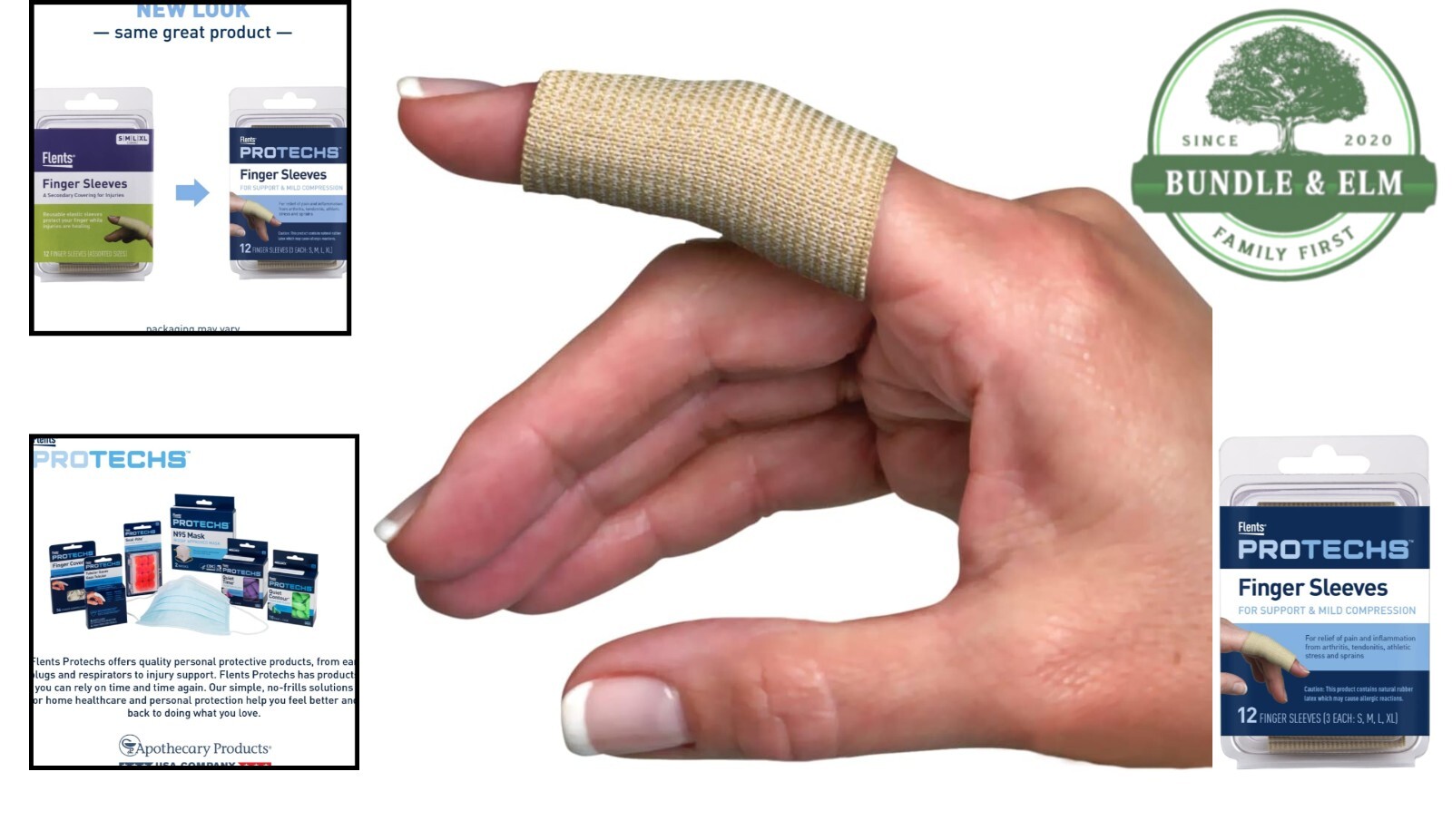 Finger Sleeves Pain Relief for Arthritis Tendonitis Support Compression 12